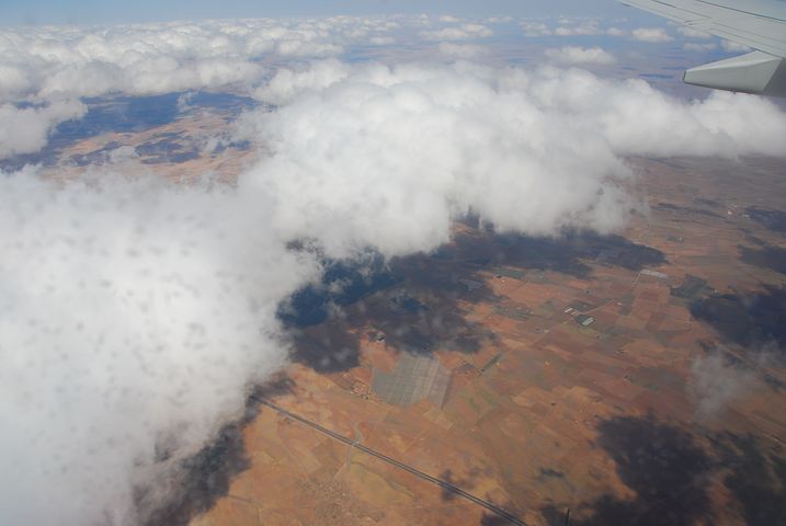 Vue aérienne sur le Maroc