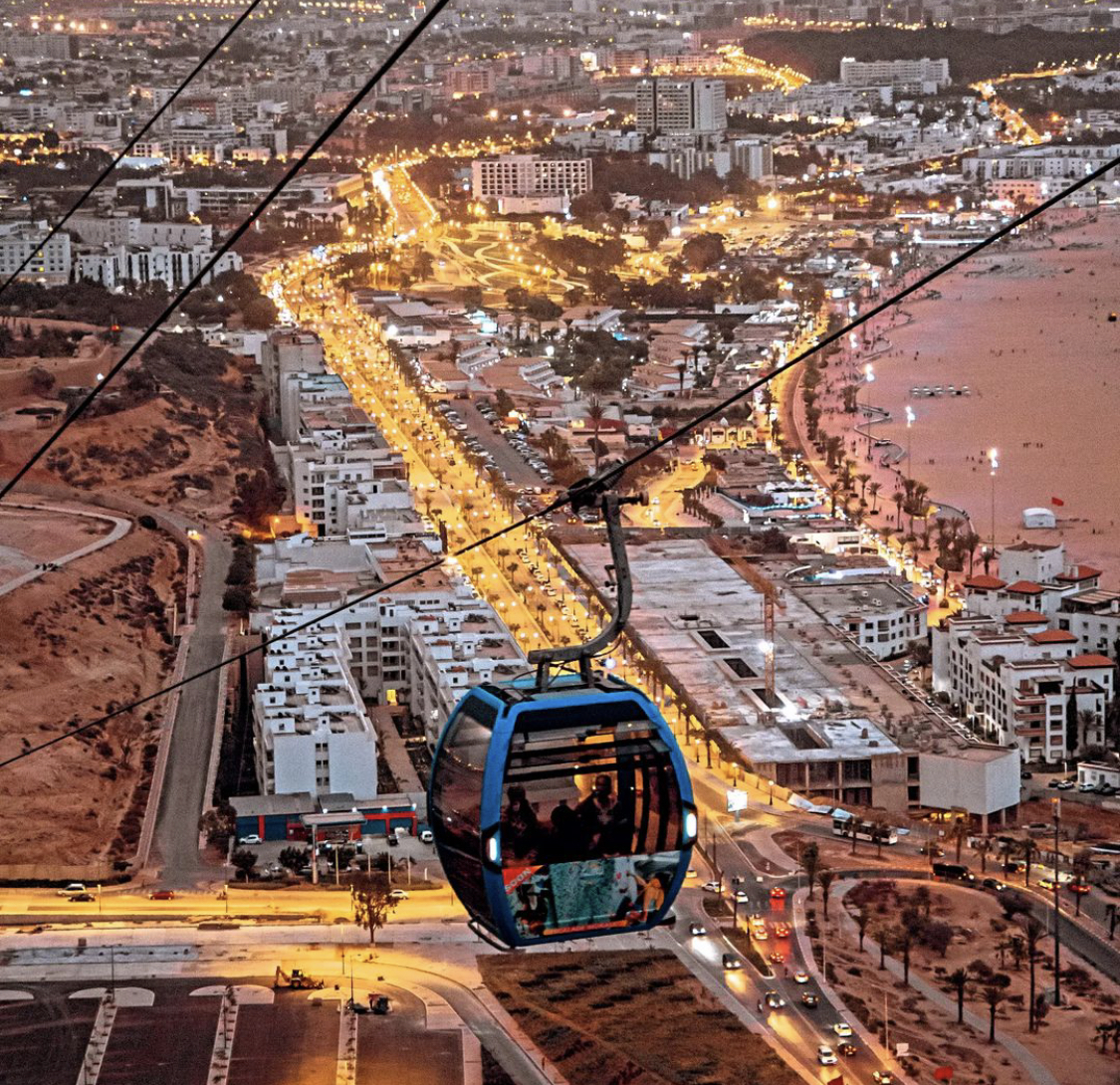 Attraction téléphérique d&amp;#39;Agadir : une première au Maroc