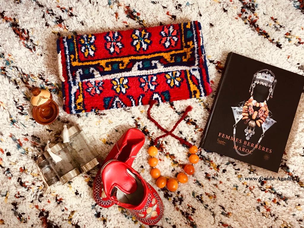 Produits de l'artisanat Berbère qu'on peut retrouver lors de la célébration de la nouvelle année berbère à Agadir