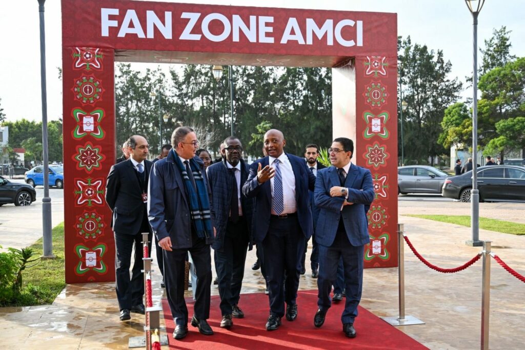 Inauguration de la fanzone de rabat à l'occasion de la CAN 2025