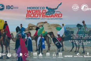 Affiche du championnat mondial de bodyboard à Agadir