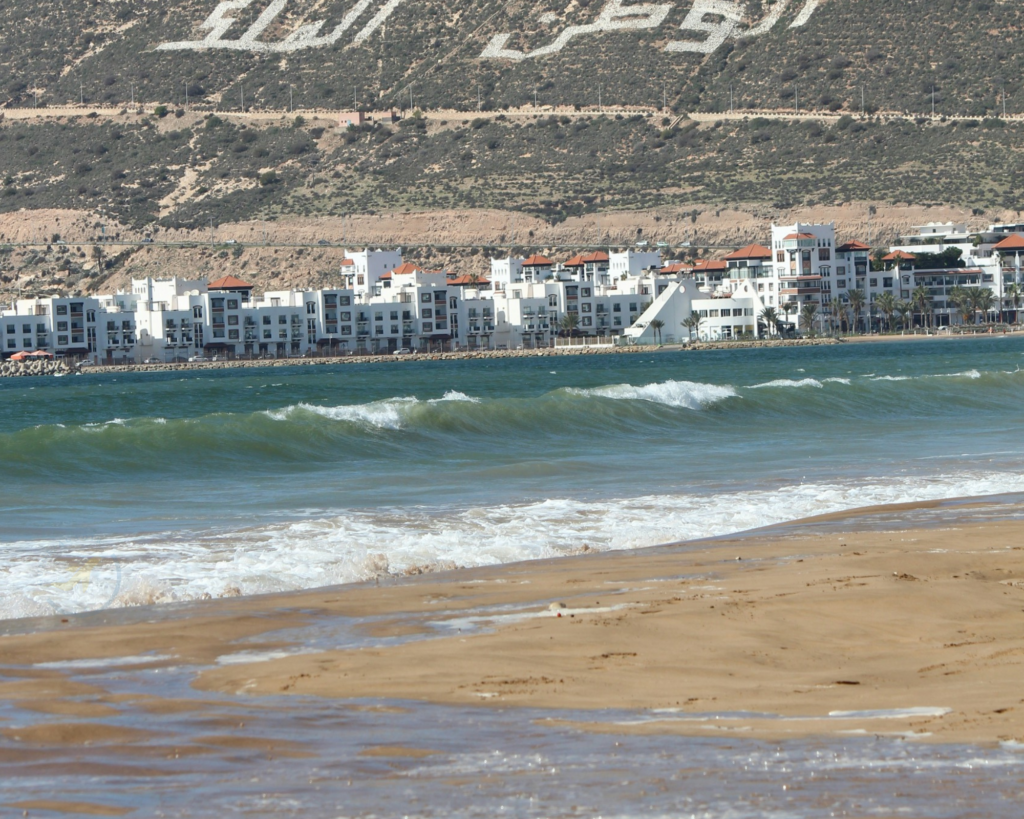 La baie d'Agadir accessible facilement grâce aux services de transports Uber