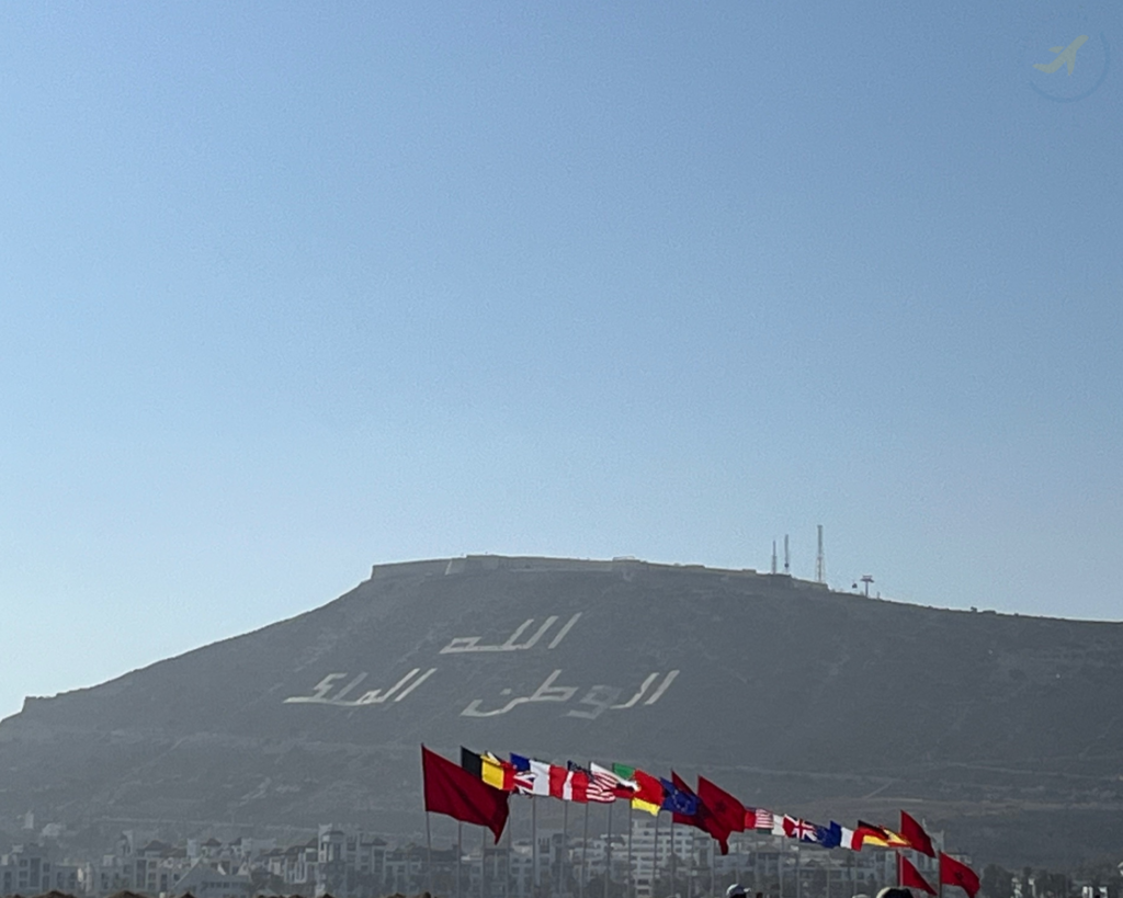 Colline d'Agadir Oufella qui surplombe la baie d'Agadir