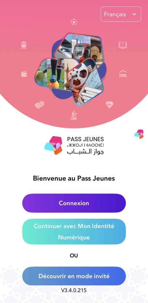 L'application pass jeunes pour les jeunes de 16 à 30 ans est disponible à Agadir et partout au Maroc