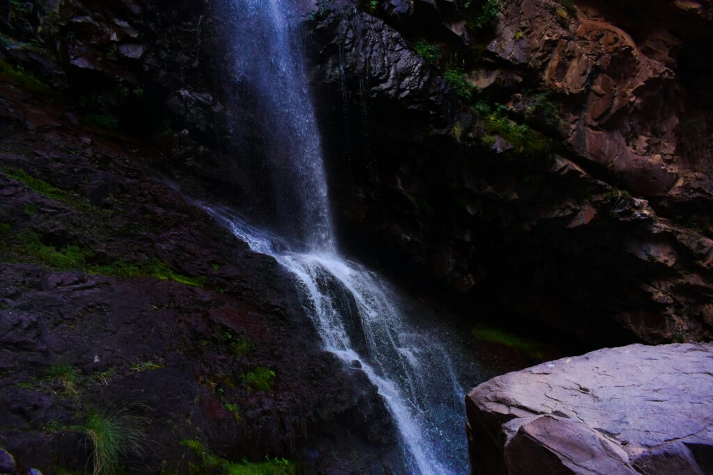 Chutes d'eau magnifiques à Paradise Valley proche d'Agadir